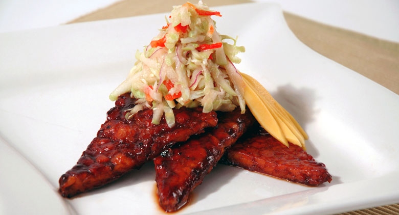 Mango Barbecue Tempeh